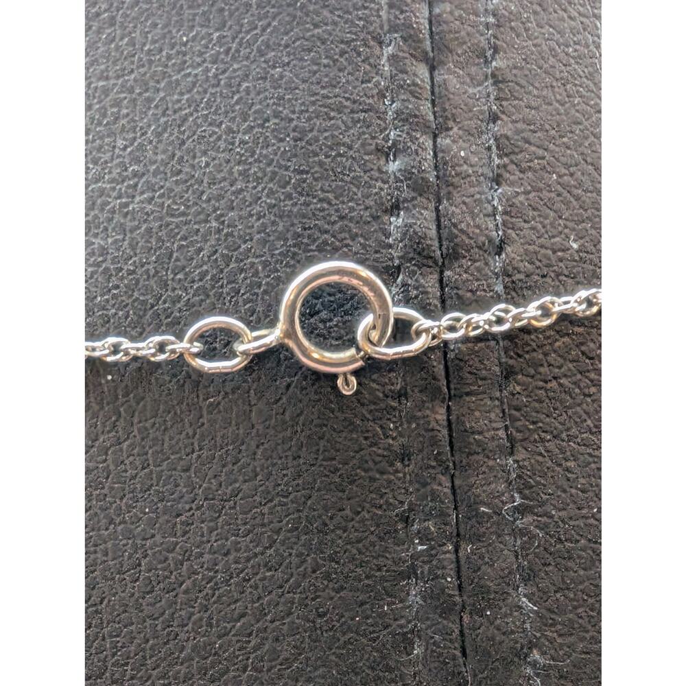 Alwand Vahan 14K Gold 925 Sterling Diamond Pearl Heart Pendant Necklace - Picture 8 of 9